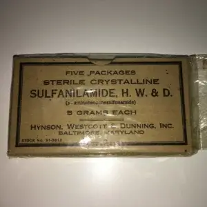 ww2 boite sulfanilamides