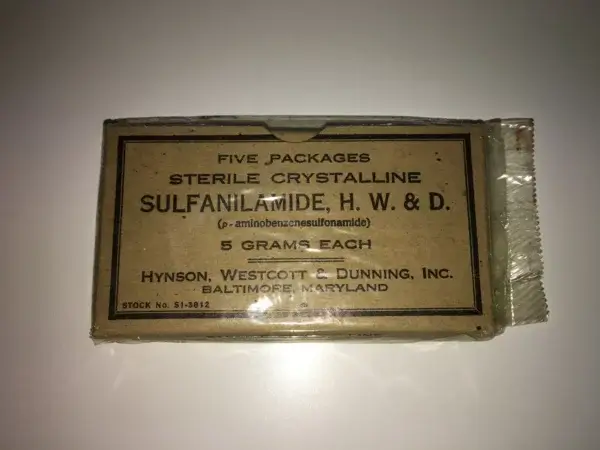 ww2 boite sulfanilamides