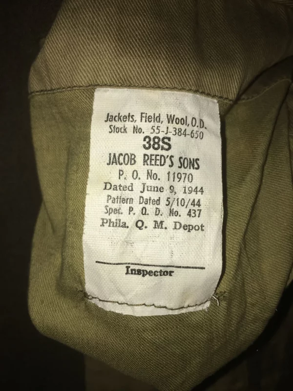 Ike jacket us 99th ww2